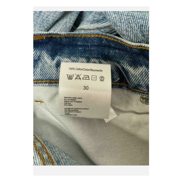 ANNIE BING GAVIN RELAXED STRAIGHT BLUE RESERVIOR SIZE 30 - Picture 5 of 12